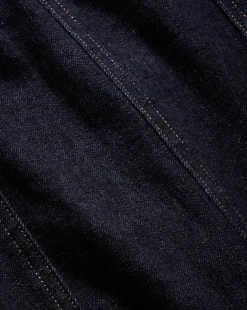 Fiona Maxi Denim Skirt in Dark Wash><noscript><img width=