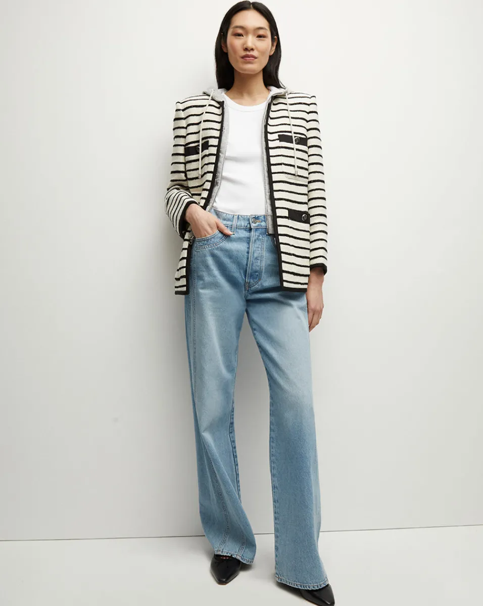 Foster Striped Dickey Jacket in>Veronica Beard Best