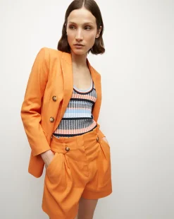 Franzi Stretch-Linen Short in><noscript><img width=