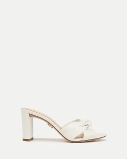 Ganita Knot-Front Sandal in>Veronica Beard Discount