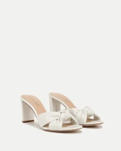 Ganita Knot-Front Sandal in>Veronica Beard Discount