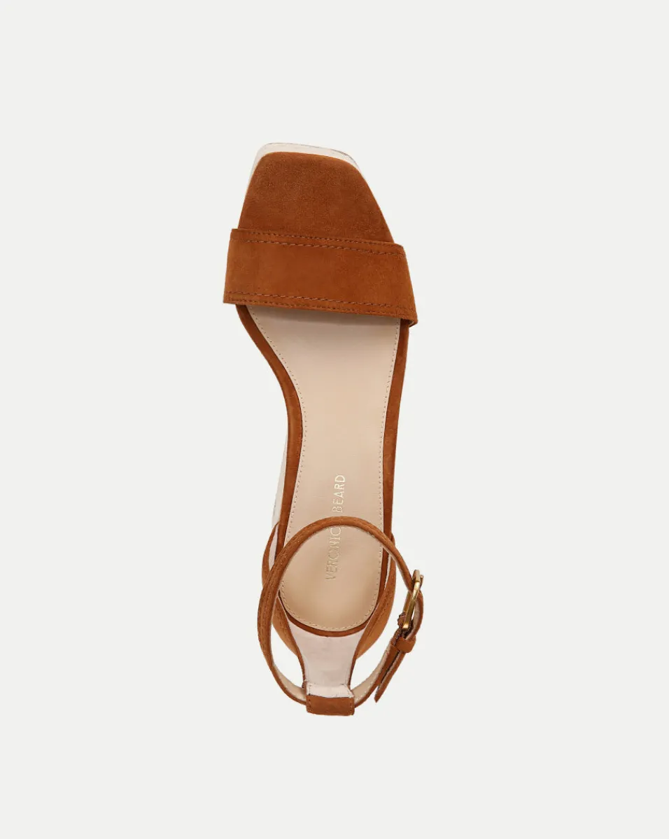 Gianna Raffia Wedge Sandal in>Veronica Beard Best