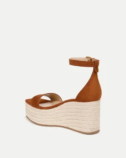 Gianna Raffia Wedge Sandal in><noscript><img width=