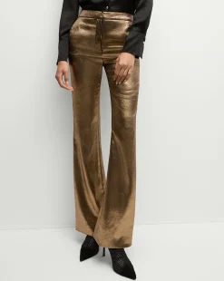 Gracie Pant in Vintage Gold x Poppy Delevingne>Veronica Beard Best