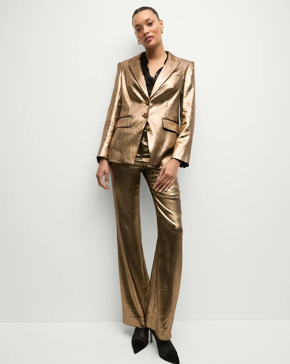 Gracie Pant in Vintage Gold x Poppy Delevingne>Veronica Beard Best