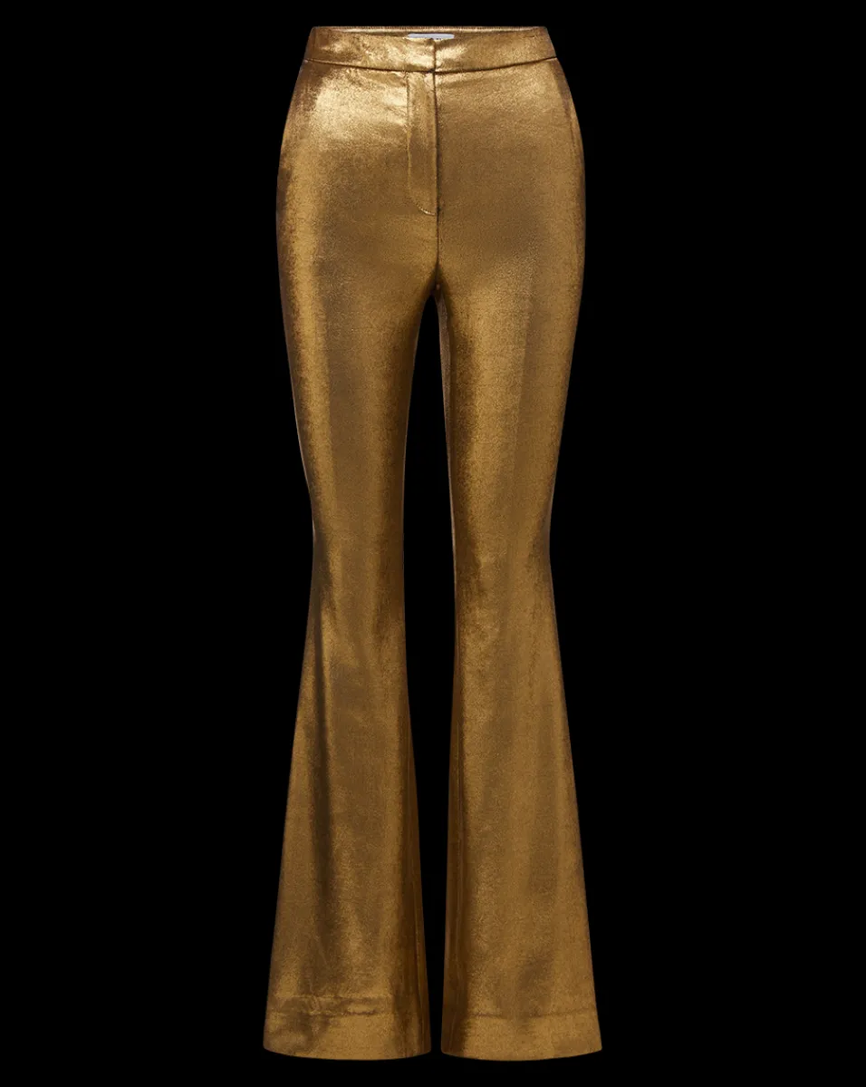 Gracie Pant in Vintage Gold x Poppy Delevingne>Veronica Beard Best