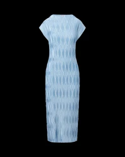 Gramercy Pleated Dress in Blue Sky><noscript><img width=