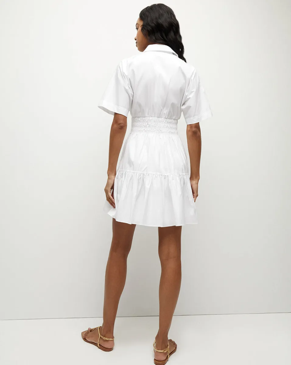 Greta Cotton-Poplin Shirtdress in>Veronica Beard Best