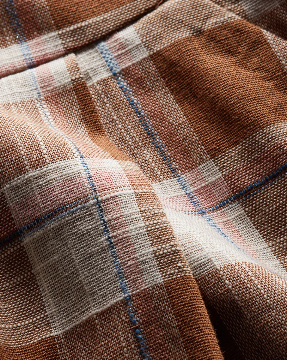 Haina Short in Ochre Multi>Veronica Beard