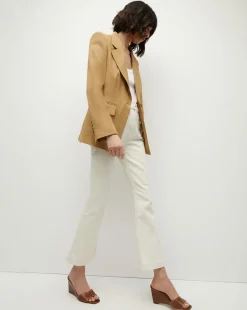 Hayward Khaki Linen Jacket | Relaxed Fit><noscript><img width=