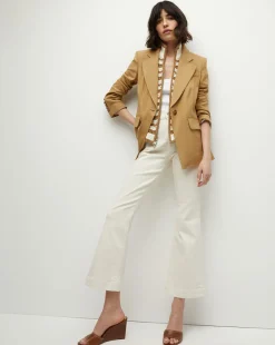 Hayward Khaki Linen Jacket | Relaxed Fit><noscript><img width=