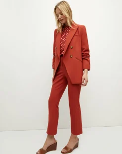 Hirsh Dickey Jacket in Brick Red>Veronica Beard New