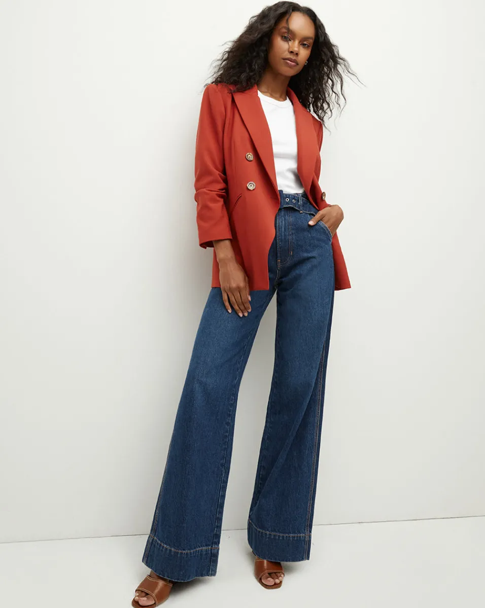 Hirsh Dickey Jacket in Brick Red>Veronica Beard New