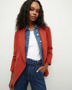 Hirsh Dickey Jacket in Brick Red><noscript><img width=