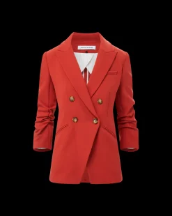 Hirsh Dickey Jacket in Brick Red><noscript><img width=