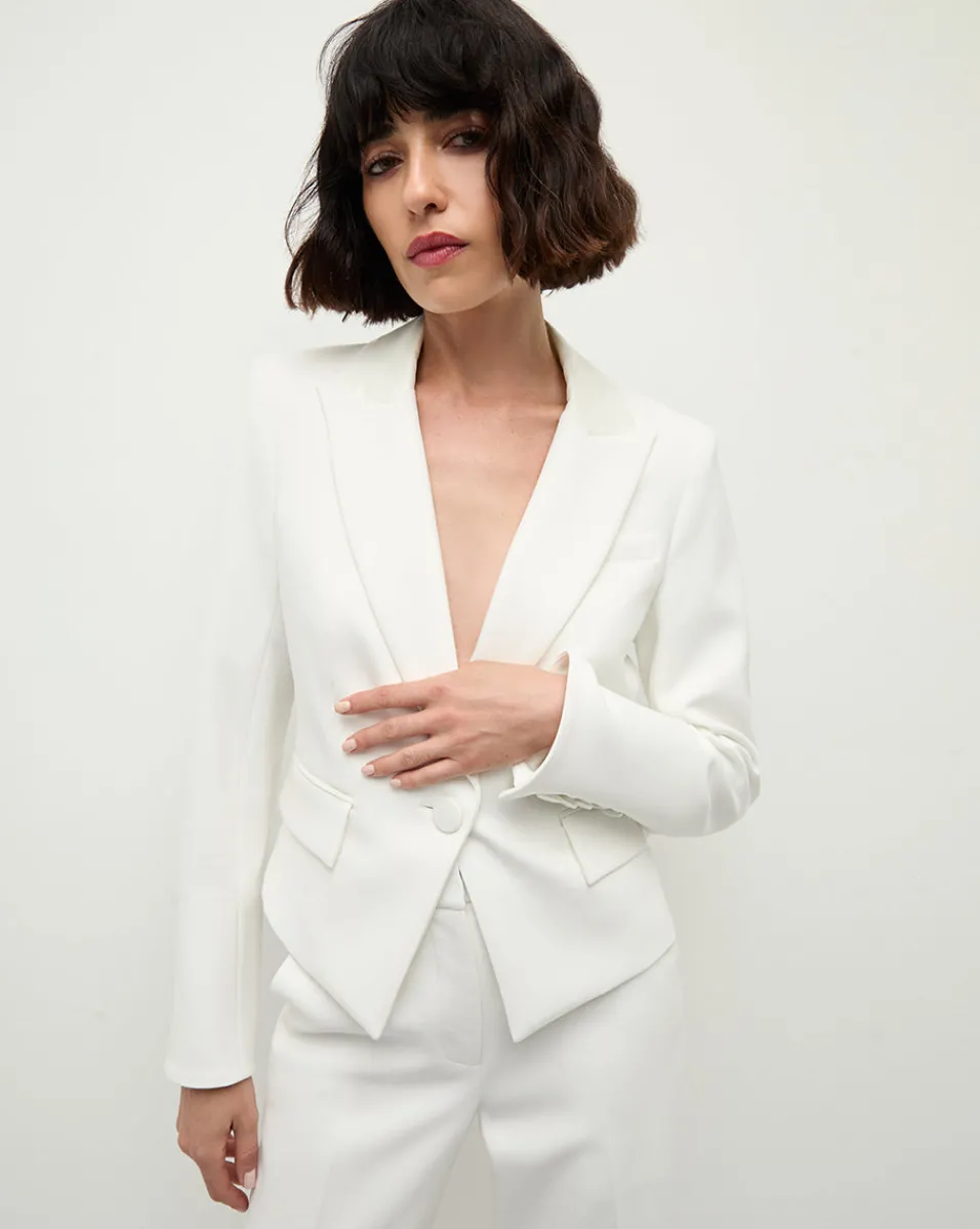 Hosanna Dickey Jacket in White>Veronica Beard Best