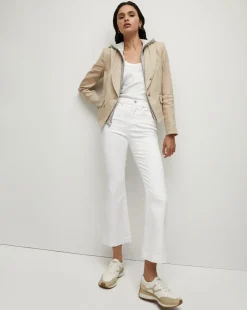 Hosanna Khaki Linen Dickey Jacket>Veronica Beard Outlet