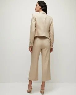 Hosanna Khaki Linen Dickey Jacket><noscript><img width=