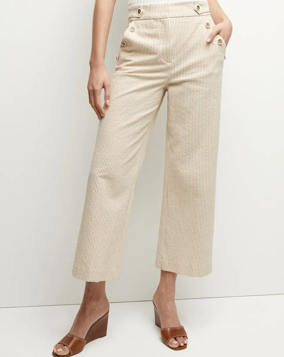 Hunter Seersucker Pant in>Veronica Beard New