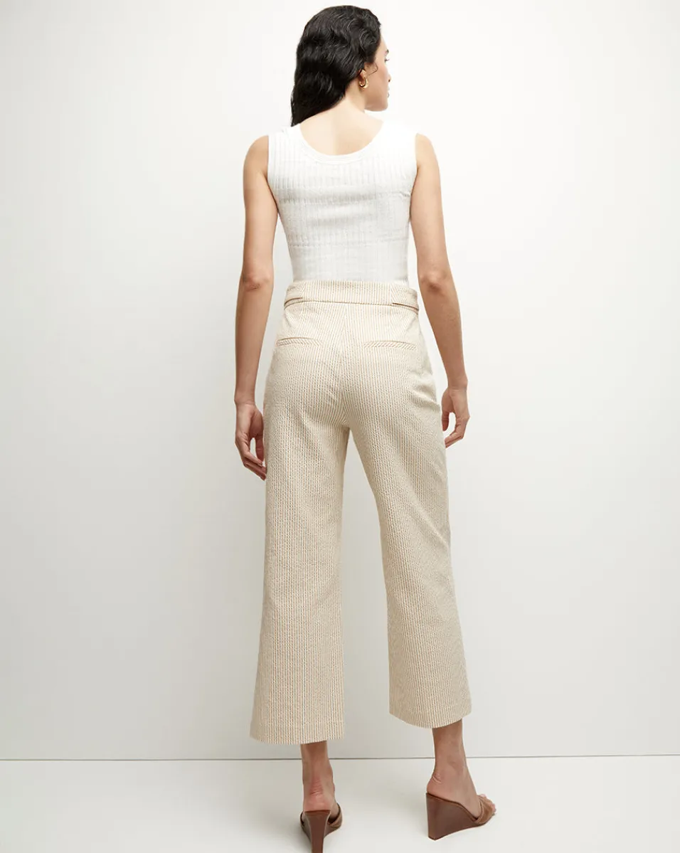 Hunter Seersucker Pant in>Veronica Beard New