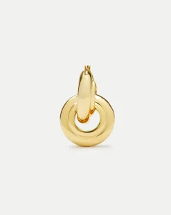 Interlocking Hoop Earring><noscript><img width=