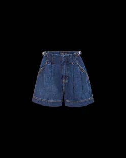 Jaffe Denim Short in Bright Blue><noscript><img width=