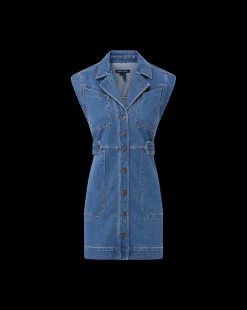 Jax Denim Shirtdress in Light Cornflower><noscript><img width=