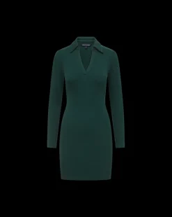 Jaxley Polo Dress in Green><noscript><img width=