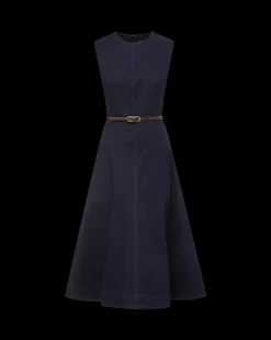 Karrigan Denim Midi Dress in Dark Wash><noscript><img width=