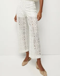 Kehlani Floral Lace Wide-Leg Pant>Veronica Beard Outlet