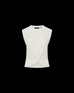 Kellen Twist-Front Sweater><noscript><img width=