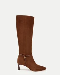 Kenzie Mid-Heel Tall Boot in>Veronica Beard Outlet