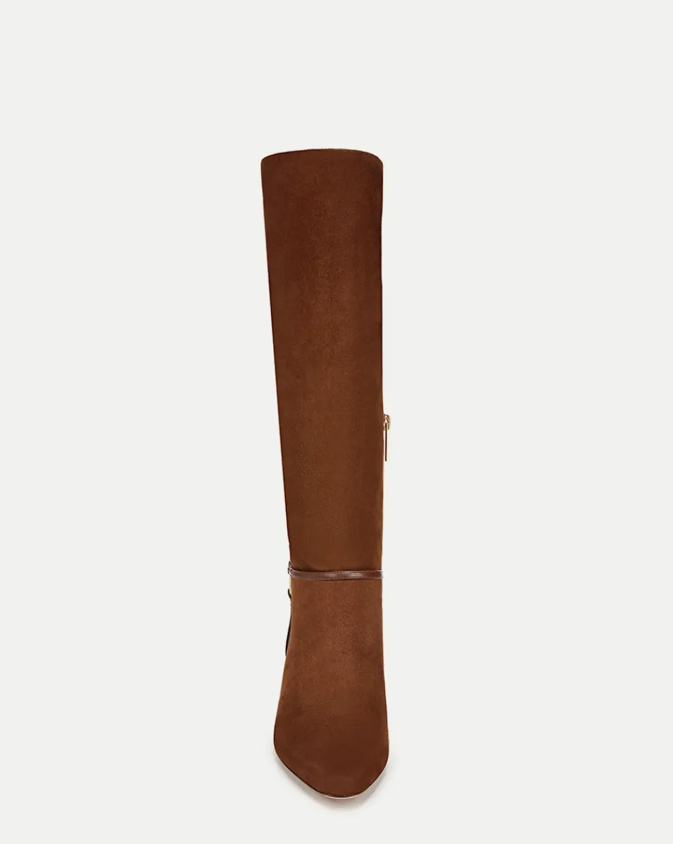 Kenzie Mid-Heel Tall Boot Wide-Calf in>Veronica Beard Best