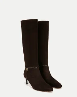 Kenzie Mid-Heel Tall Boot Wide-Calf in>Veronica Beard Sale
