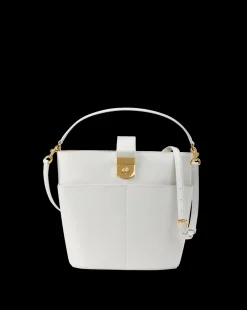 Large Crest Lock Bucket Bag in><noscript><img width=