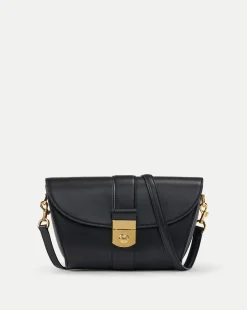 Large Crest Lock Trap Bag in>Veronica Beard Hot