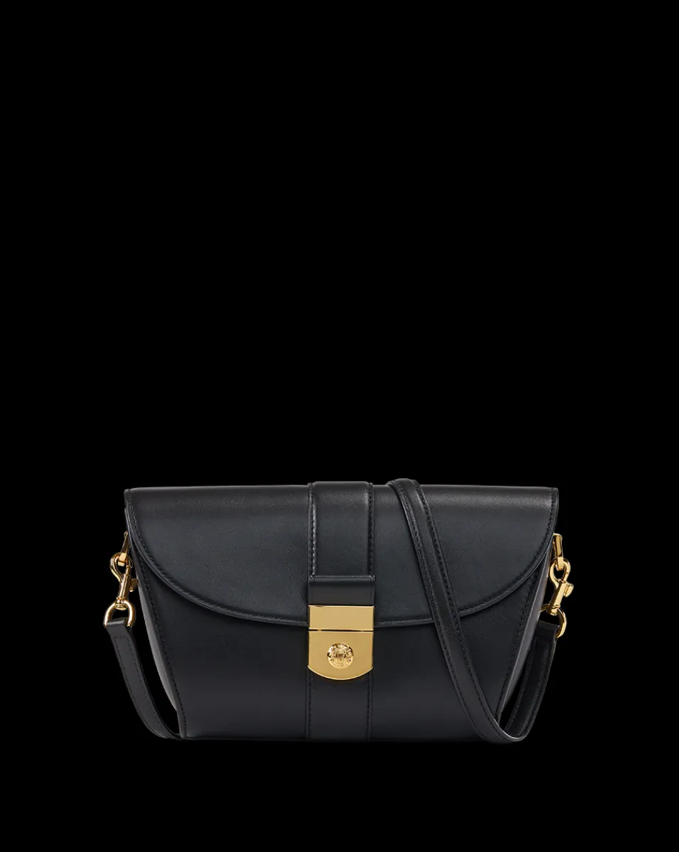 Large Crest Lock Trap Bag in>Veronica Beard Hot