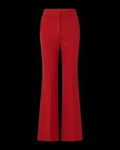 Lebone High Waist Flare Pant in Red><noscript><img width=