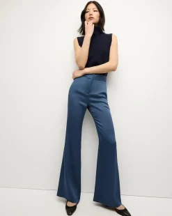 Lebone Pant in Blue Stone>Veronica Beard Online