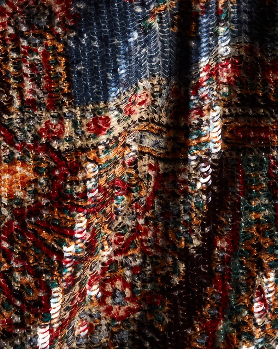 Leda Dress in Red Multi>Veronica Beard Discount