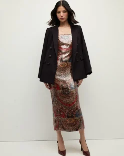 Leda Dress in Red Multi><noscript><img width=