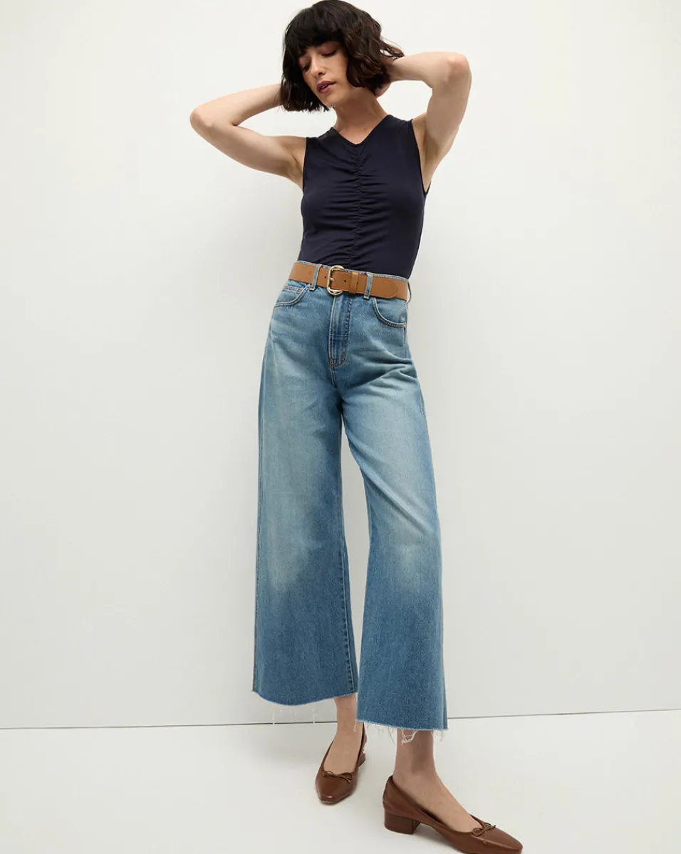 Lidia Leather Belt in>Veronica Beard Clearance