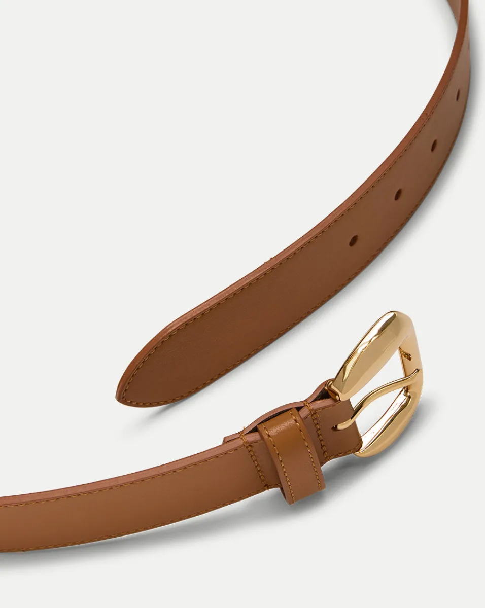 Lidia Leather Belt in>Veronica Beard Clearance