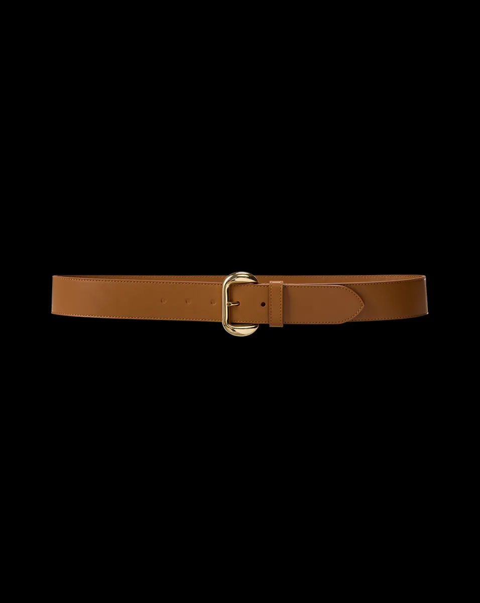 Lidia Leather Belt in>Veronica Beard Clearance