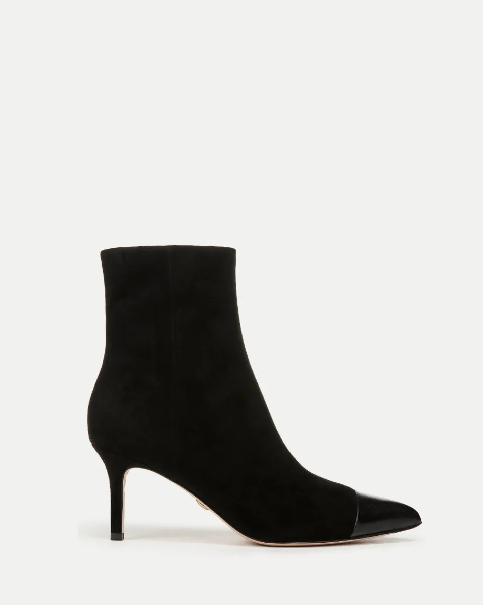 Lisa Cap-Toe Heeled Ankle Boot in>Veronica Beard New