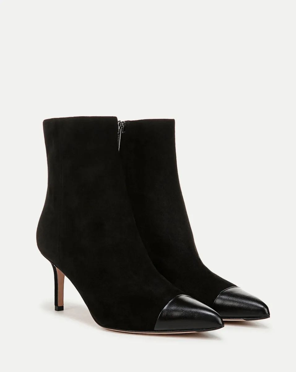 Lisa Cap-Toe Heeled Ankle Boot in>Veronica Beard New