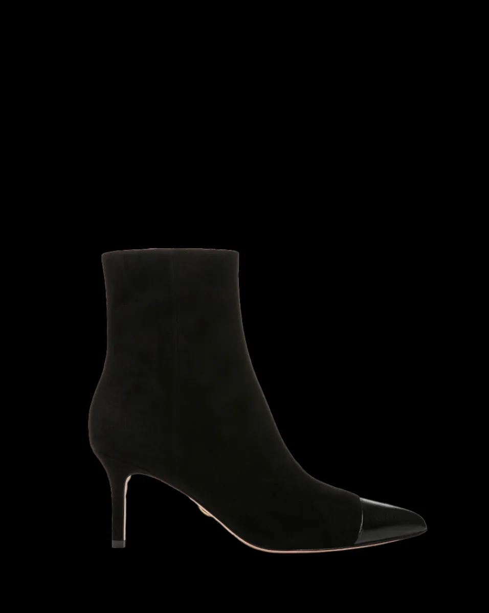 Lisa Cap-Toe Heeled Ankle Boot in>Veronica Beard New