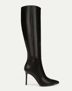 Lisa Leather Tall Boot in>Veronica Beard Hot