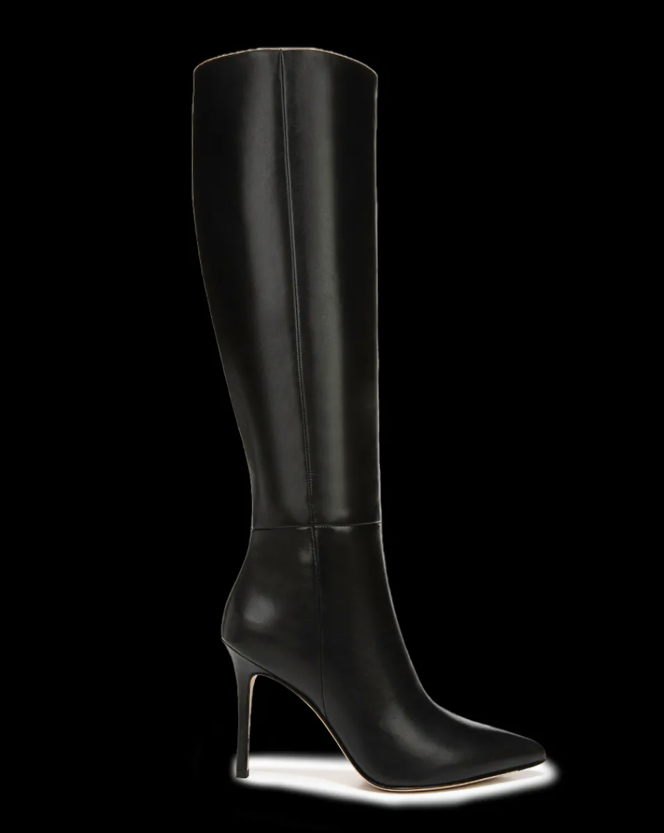 Lisa Leather Tall Boot in>Veronica Beard Hot