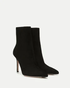Lisa Suede Stiletto-Heel Bootie>Veronica Beard Hot